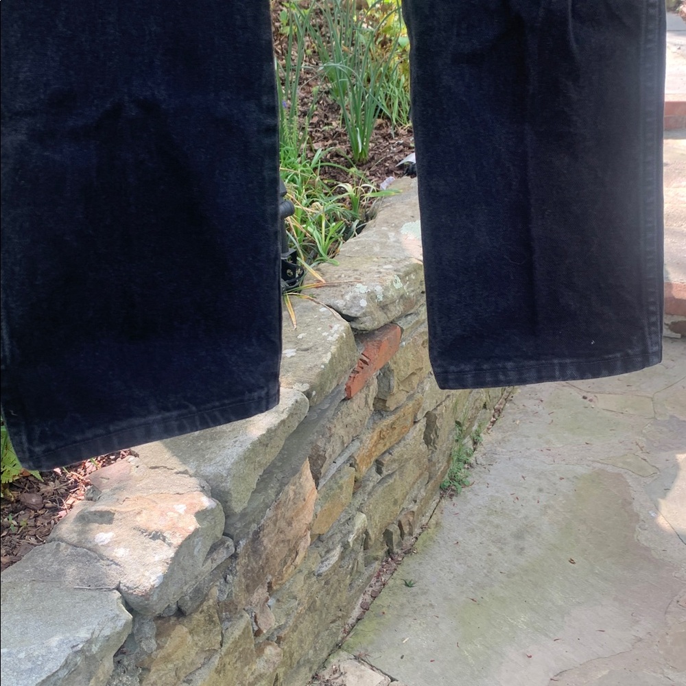 Men's Black Straight-Leg Wrangler Jeans - Picture 4 of 7